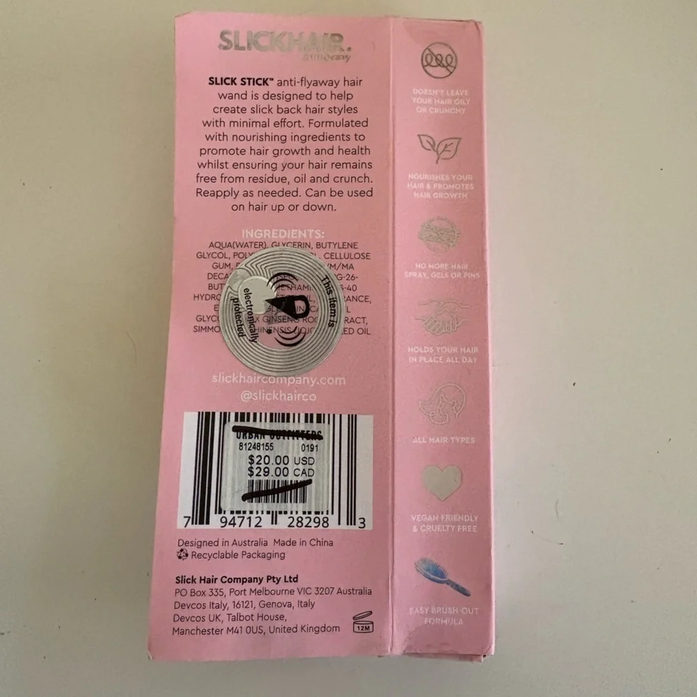 NWT Urban Outfitters Slick Hair Slick Stick
